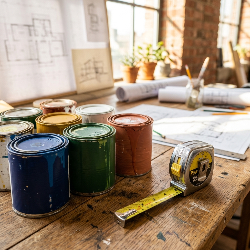 Cómo calcular los litros de pintura para una habitación